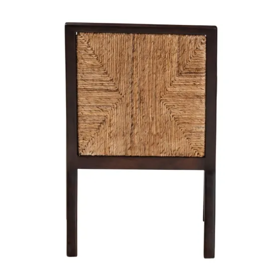 Abaca And Mahogany Dining Chair With Arms-Kirkland's Home Shop