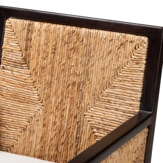Abaca And Mahogany Dining Chair With Arms-Kirkland's Home Shop