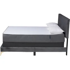 Abba Velvet Ribbed Queen Bed Frame-Kirkland's Home New