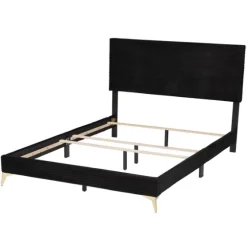 Abba Velvet Ribbed Queen Bed Frame-Kirkland's Home Hot
