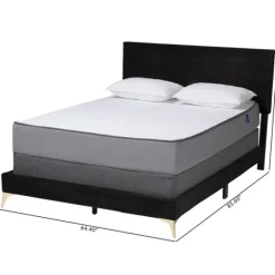 Abba Velvet Ribbed Queen Bed Frame-Kirkland's Home Hot