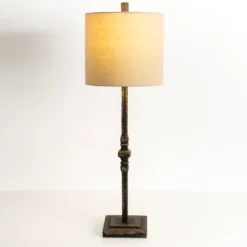 Abbott Antique Black Buffet Lamp-Kirkland's Home Clearance