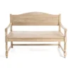 Abby Whitewashed Wood Bench-Kirkland's Home Clearance