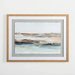 Abstract Desert Blues Framed Art Print-Kirkland's Home Best Sale