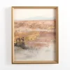Abstract Desert With Gold Foil Framed Art Print-Kirkland's Home Store