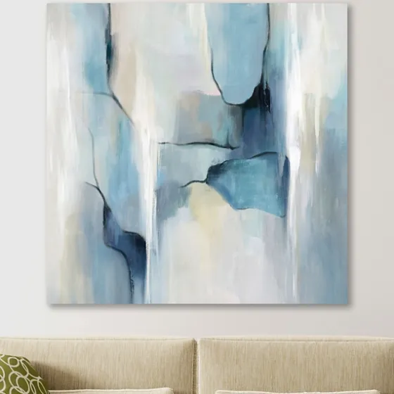 Abstract In Blues Giclee Canvas Art Print-Kirkland's Home Cheap