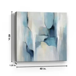 Abstract In Blues Giclee Canvas Art Print-Kirkland's Home Cheap