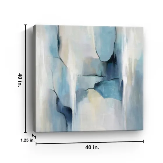 Abstract In Blues Giclee Canvas Art Print-Kirkland's Home Cheap