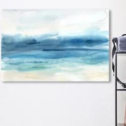 Abstract Indigo Seascape Giclee Canvas Art Print-Kirkland's Home Best Sale