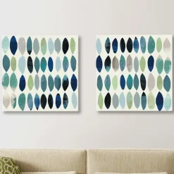 Abstract Leaf Giclee Canvas Art Prints, Set Of 2-Kirkland's Home Flash Sale