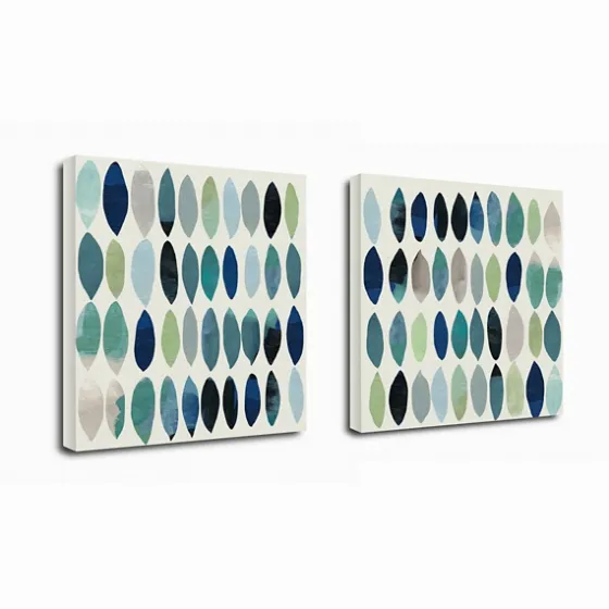 Abstract Leaf Giclee Canvas Art Prints, Set Of 2-Kirkland's Home Flash Sale