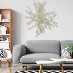 Abstract Metal Bar Wall Plaque-Kirkland's Home Cheap