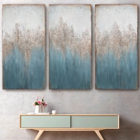Abstract 3-Pc. Giclee Canvas Art Print Set-Kirkland's Home Discount
