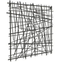 Abstract Square Metal Wall Plaque-Kirkland's Home Fashion
