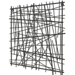 Abstract Square Metal Wall Plaque-Kirkland's Home Fashion