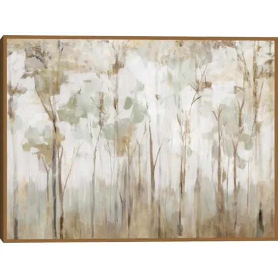 Abstract Woodland Forest Framed Canvas Art Print-Kirkland's Home Store