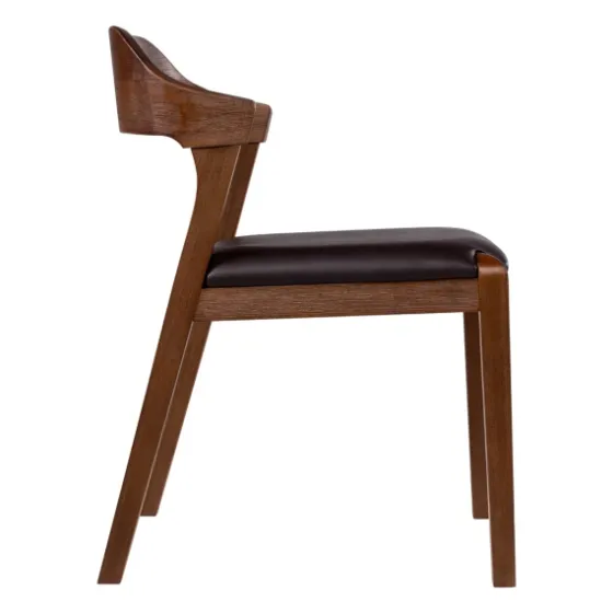 Acacia Wood And Faux Leather Dining Chair-Kirkland's Home Online