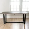 Acacia Wood And Metal Industrial Dining Table-Kirkland's Home New