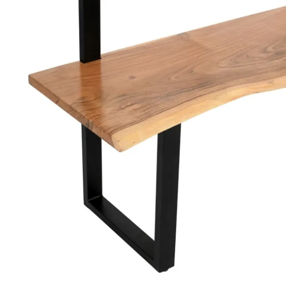 Acacia Wood Modern Storage Hooks Hall Tree-Kirkland's Home Best Sale