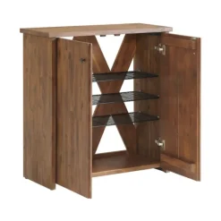 Acacia Wood X Back Storage Shoe Cubbie-Kirkland's Home Flash Sale