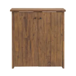 Acacia Wood X Back Storage Shoe Cubbie-Kirkland's Home Flash Sale