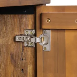 Acacia Wood X Back Storage Shoe Cubbie-Kirkland's Home Flash Sale