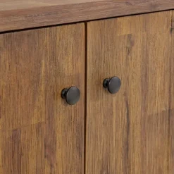 Acacia Wood X Back Storage Shoe Cubbie-Kirkland's Home Flash Sale