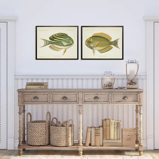 Acanthurus Fish Framed Art Prints, Set Of 2-Kirkland's Home Online