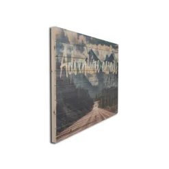 Adventure Awaits Wood Art Print-Kirkland's Home Cheap
