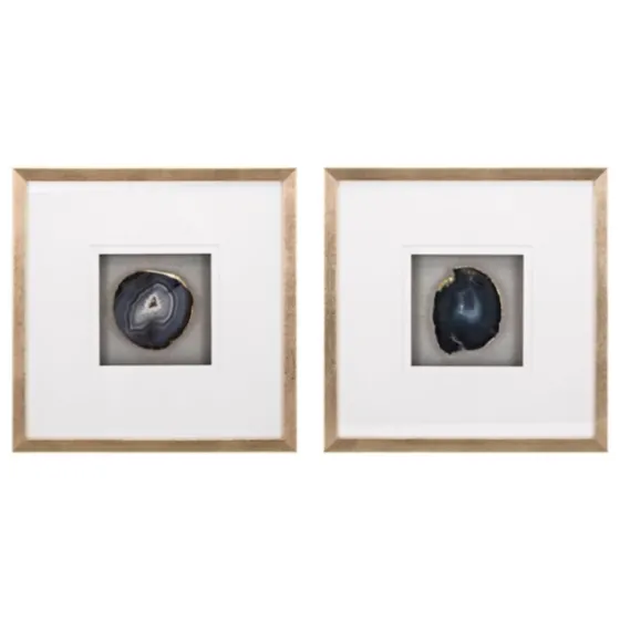 Agate Shadowbox Framed Wall Plaques, Set Of 2-Kirkland's Home Best