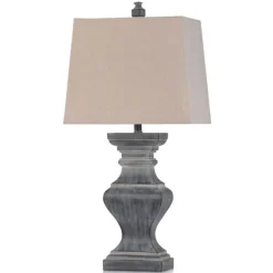 Aged Black Candlestick Base Table Lamp, 33 In.-Kirkland's Home Shop