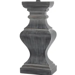 Aged Black Candlestick Base Table Lamp, 33 In.-Kirkland's Home Shop