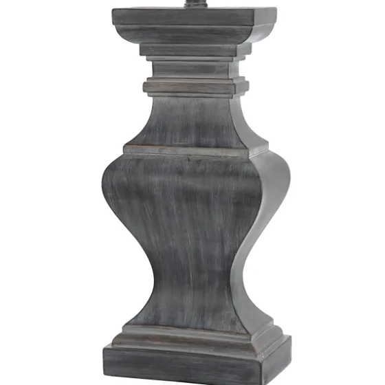 Aged Black Candlestick Base Table Lamp, 33 In.-Kirkland's Home Shop