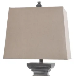 Aged Black Candlestick Base Table Lamp, 33 In.-Kirkland's Home Shop
