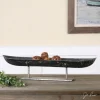 Aged Black Distressed Canoe Bowl-Kirkland's Home Store