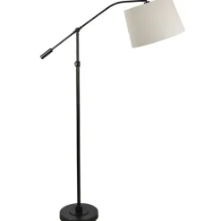 Aged Bronze Iron Adjustable Arm Floor Lamp-Kirkland's Home Clearance