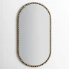 Aged Gold Beaded Frame Metal Wall Mirror-Kirkland's Home Store