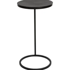 Aged Metal Frame Slab Top Accent Table-Kirkland's Home Cheap