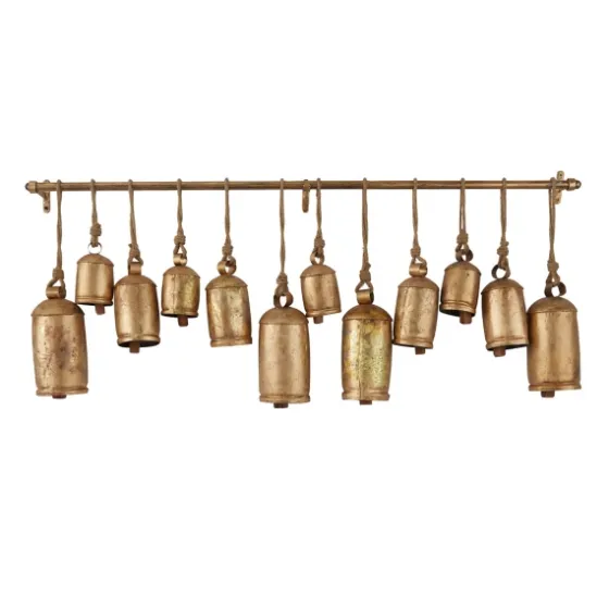 Aged Round Bells Wall Plaque-Kirkland's Home Online