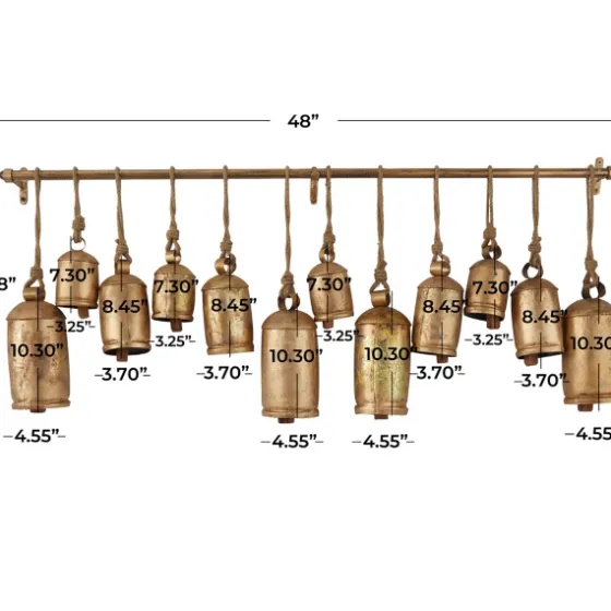 Aged Round Bells Wall Plaque-Kirkland's Home Online