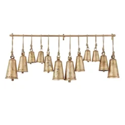 Aged Triangle Bells Wall Plaque-Kirkland's Home Hot