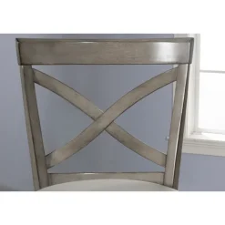 Aged X Back Counter Swivel Stool-Kirkland's Home Clearance