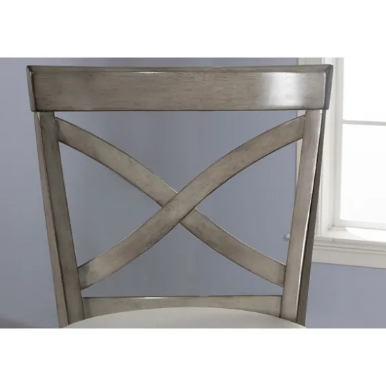 Aged X Back Counter Swivel Stool-Kirkland's Home Clearance