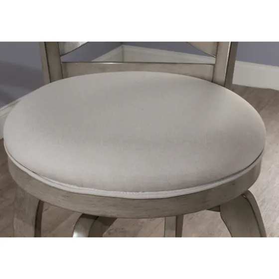 Aged X Back Counter Swivel Stool-Kirkland's Home Clearance