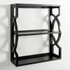 Agnes Black 3-Tier Wall Shelf-Kirkland's Home Sale