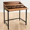 Aiden Acacia Wood Writing Desk-Kirkland's Home Discount