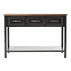 Ainsly Distressed Oak Top Console Table-Kirkland's Home Best Sale