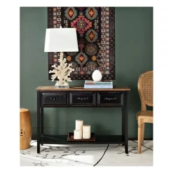 Ainsly Distressed Oak Top Console Table-Kirkland's Home Best Sale