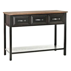Ainsly Distressed Oak Top Console Table-Kirkland's Home Best Sale