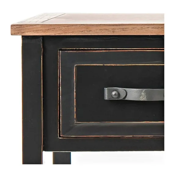 Ainsly Distressed Oak Top Console Table-Kirkland's Home Best Sale
